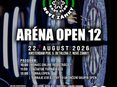 Pozvánka na turnaj Aréna OPEN 12